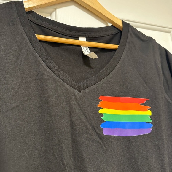 Pride V Neck Tee - Picture 2 of 3